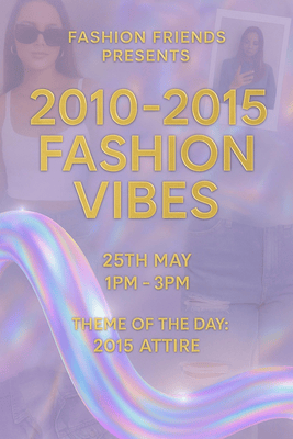 Fashion Friends Event Poster